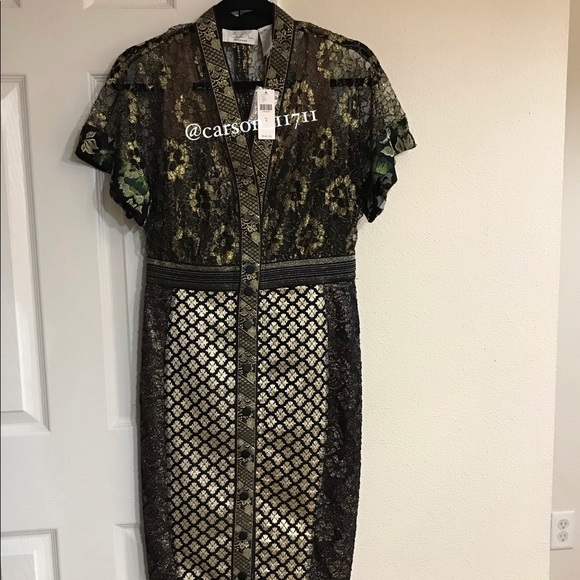 NWT Byron Lars Charlier Column Cocktail Sheath Dress 8 - Picture 3 of 8